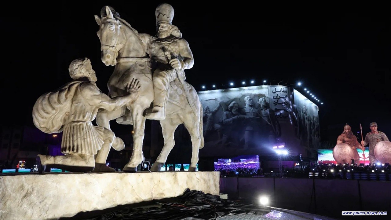 افتتاح تمثال الملك شابور الفارسي يثير الجدل في إيران